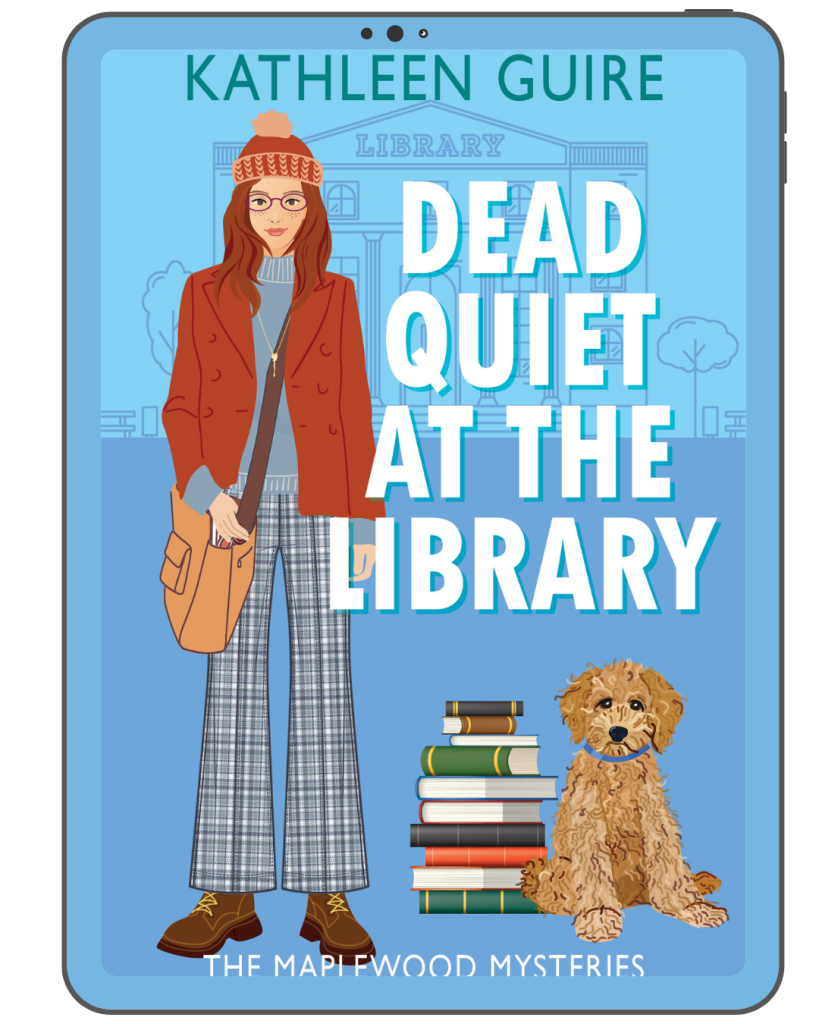 Dead quiet at the library ebook mockup (