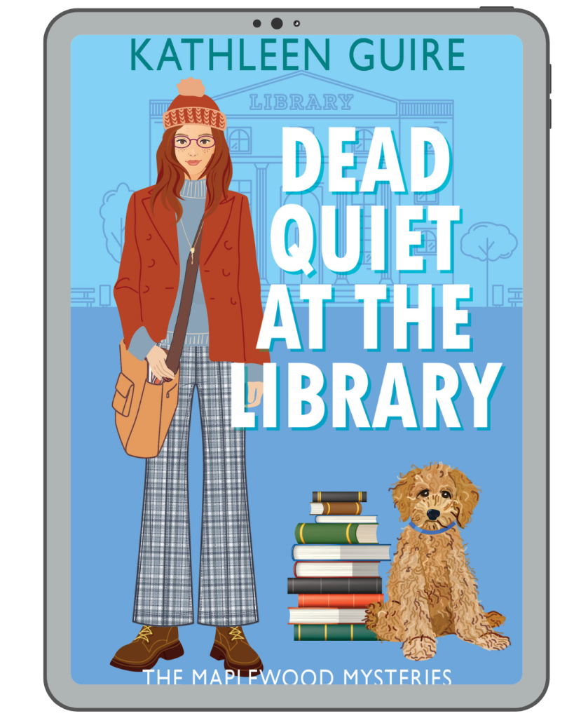 Dead quiet at the library ebook mockup